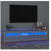 Image de Meuble TV avec lumières LED Sonoma gris 180x35x40 cm3152760