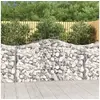 Image de Panier de gabions arqué 200x50x100 120 cm Fer galvanisé