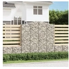 Image de Panier de Gabions Arqué Cage à Gabion Mur de Gabion Panier à Pierre Gabion pour Pierre Jardin Patio Extérieur 153400