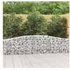 Image de Panier de gabions arqué 400x30x60 80 cm Fer galvanisé