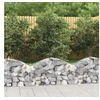 Image de Panier de gabions arqué 100x30x40 60 cm Fer galvanisé