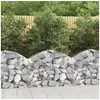 Image de Panier de gabions arqué 100x30x60 80 cm Fer galvanisé