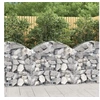 Image de Panier de gabions arqué 100x30x80 100 cm Fer galvanisé