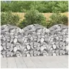 Image de Panier de gabions arqué 100x30x100 120 cm Fer galvanisé