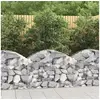 Image de Panier de gabions arqué 100x50x60 80 cm Fer galvanisé