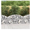 Image de Panier de gabions arqué 150x30x60 80 cm Fer galvanisé