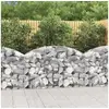 Image de Panier de gabions arqué 150x30x80 100 cm Fer galvanisé