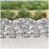 Image de Panier de gabions arqué 150x30x100 120 cm Fer galvanisé