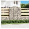 Image de Panier de gabions arqué 150x30x180 200 cm Fer galvanisé