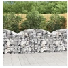 Image de Panier de gabions arqué 150x50x80 100 cm Fer galvanisé