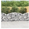 Image de Schanskorf gewelfd 200x30x80/100 cm gegalvaniseerd ijzer153464