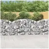 Image de Panier de gabions arqué 200x30x100 120 cm Fer galvanisé