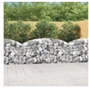 Image de Panier de gabions arqué 200x50x80 100 cm Fer galvanisé