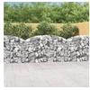 Image de Panier de gabions arqué 200x50x100 120 cm Fer galvanisé