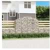 Image de Panier de gabions arqué 200x50x140 160 cm Fer galvanisé