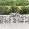 Image de Panier de gabions arqué 200x50x80 100 cm Fer galvanisé