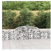 Image de Panier de gabions arqué 300x30x60 80 cm Fer galvanisé