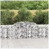 Image de Panier de gabions arqué 300x30x80 100 cm Fer galvanisé