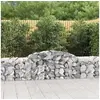 Image de Panier de gabions arqué 300x50x60 80 cm Fer galvanisé