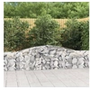 Image de Schanskorf gewelfd 400x30x60/80 cm gegalvaniseerd ijzer153523