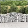 Image de Panier de gabions arqué 400x50x80 100 cm Fer galvanisé