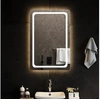 Image de Miroir de Salle de Bain à LED Décoratif Cosmétique Miroir de Courtoisie Miroir de Maquillage Toilette Maison Intérieur 60x90 cm