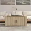 Image de Table basse Chêne sonoma 80x50x36 cm Bois d ingénierie