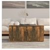 Image de Table basse Chêne fumé 80x50x36 cm Bois d ingénierie
