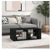 Image de Table basse Noir 100x50x36 cm Bois d ingénierie