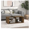 Image de Table basse Chêne fumé 100x50x36 cm Bois d'ingénierie816525