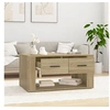 Image de Table basse Chêne sonoma 80x50x40 cm Bois d'ingénierie