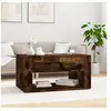 Image de Table basse Chêne fumé 80x50x40 cm Bois d'ingénierie816533