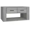 Image de Table basse Sonoma gris 80x50x40 cm Bois d'ingénierie