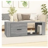 Image de Table basse Sonoma gris 100x50,5x35 cm Bois d ingénierie