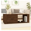 Image de Table basse Chêne marron 100x50,5x35 cm Bois d'ingénierie816543