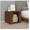 Image de Table de chevet Chêne marron 41x40x36 cm Bois d'ingénierie816551