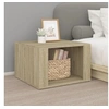 Image de Table de chevet Chêne sonoma 57x55x36 cm Bois d ingénierie