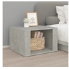 Image de Table de chevet Gris béton 57x55x36 cm Bois d'ingénierie816556