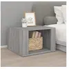 Image de Table de chevet Sonoma gris 57x55x36 cm Bois d'ingénierie816558