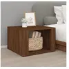 Image de Table de chevet Chêne marron 57x55x36 cm Bois d'ingénierie816559