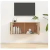 Image de Meuble TV mural Chêne Sonoma 100x34,5x40 cm