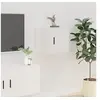 Image de Meuble TV mural Blanc 40x34,5x40 cm816640