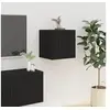 Image de Meuble TV mural Noir 40x34,5x40 cm
