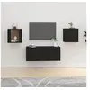 Image de Meubles TV muraux 2 pcs Noir 40x34,5x40 cm816643