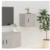 Image de Meuble TV mural Gris béton 40x34,5x40 cm816648