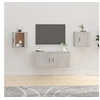 Image de Meubles TV muraux 2 pcs Gris béton 40x34,5x40 cm816649