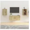 Image de Meubles TV muraux 2 pcs Chêne sonoma 40x34,5x60 cm816663