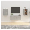 Image de Meubles TV muraux 2 pcs Gris béton 40x34,5x60 cm816665