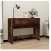 Image de Table console Chêne fumé 100x39x75 cm Bois d'ingénierie816781