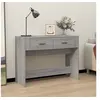 Image de Table console Sonoma gris 100x39x75 cm Bois d'ingénierie816782